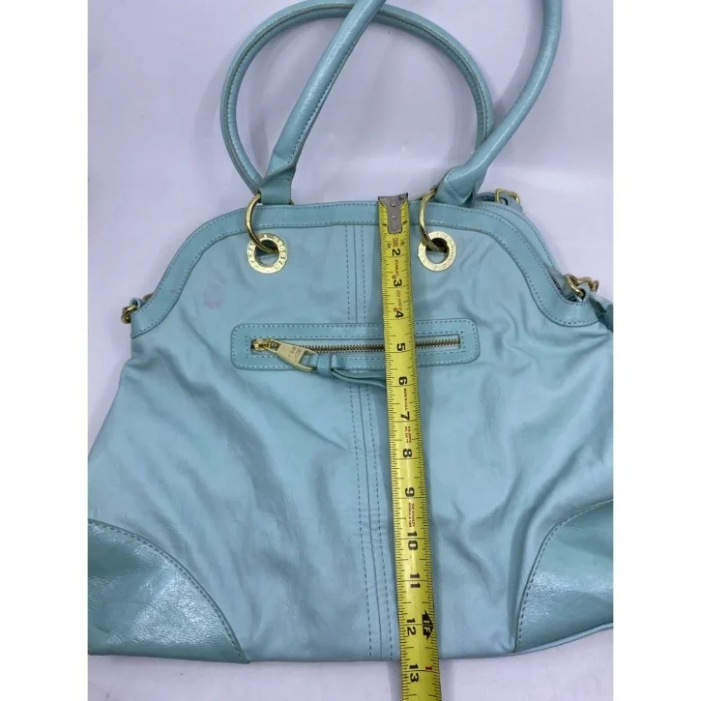 Steve Madden Aqua Blue Faux Leather Crossbody Bag